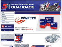 Tablet Screenshot of 5deagosto.com.br